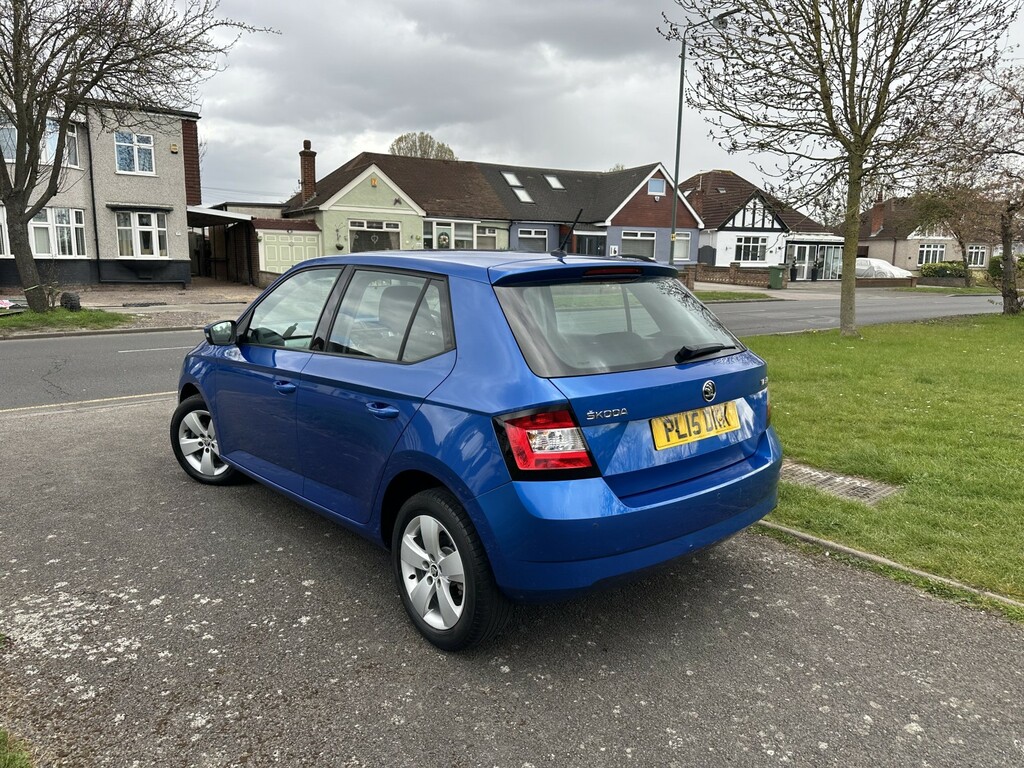 Skoda Fabia Hatchback 1.2 Tsi Se 201515 PL15DKK Blue #6