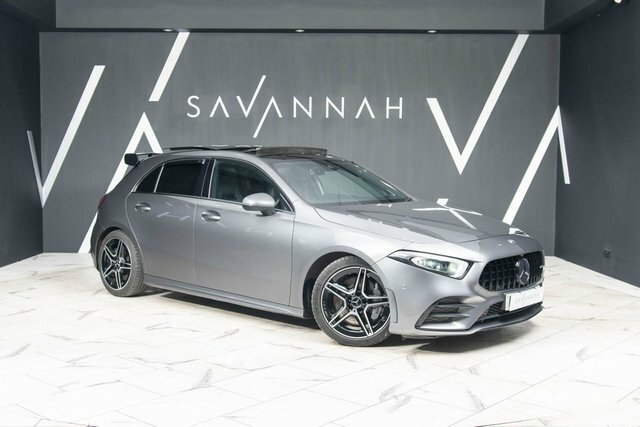 Mercedes-Benz A Class 2019 2.0 A35 Amg Premium Plus Hatchback Petr Grey