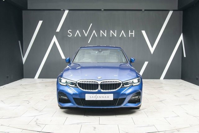 BMW 3 Series 2020 2.0 320I M Sport Saloon Euro FP20PXM Blue #3