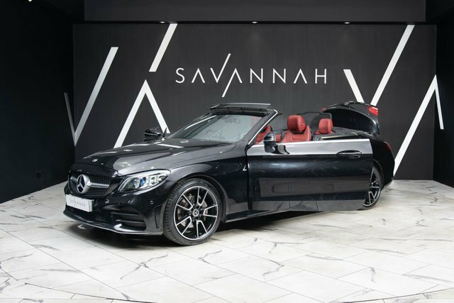 Mercedes-Benz C Class 2018 1.5 C200 Mhev Amg Line Premium Cabriolet Black #6