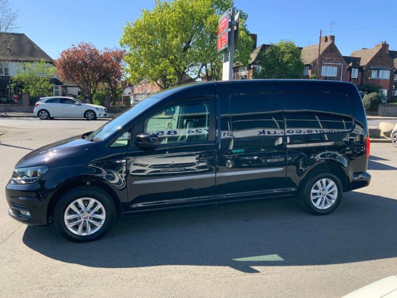 Volkswagen Caddy Maxi 2.0 Tdi Bluemotion Tech 102Ps Highline Nav Van - 2 Black #2