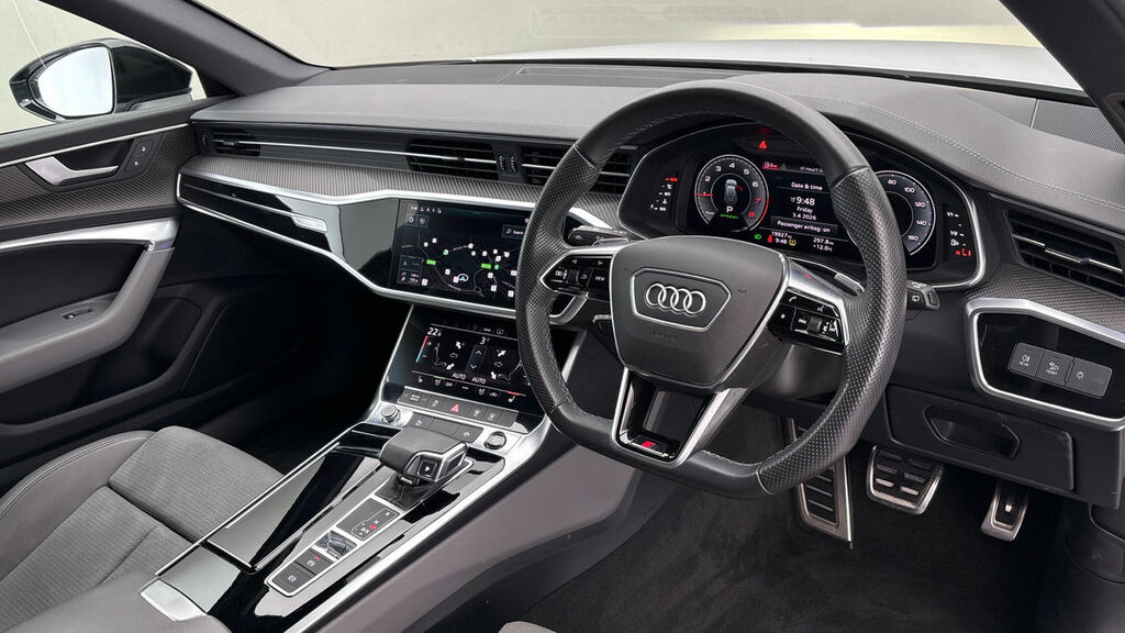Audi A6 Avant 2.0 Tfsi 40 Black Edition Estate S Tron White #5