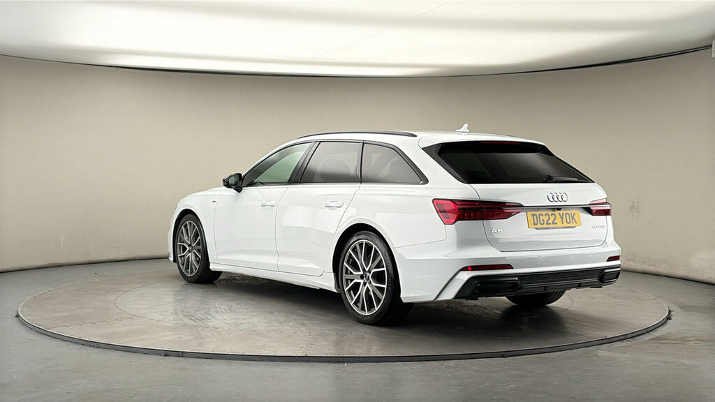 Audi A6 Avant 2.0 Tfsi 40 Black Edition Estate S Tron White #2