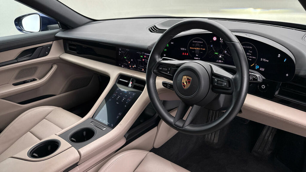 Porsche Taycan Performance 79.2Kwh Sport Turismo Aut YB23HLH Blue #5
