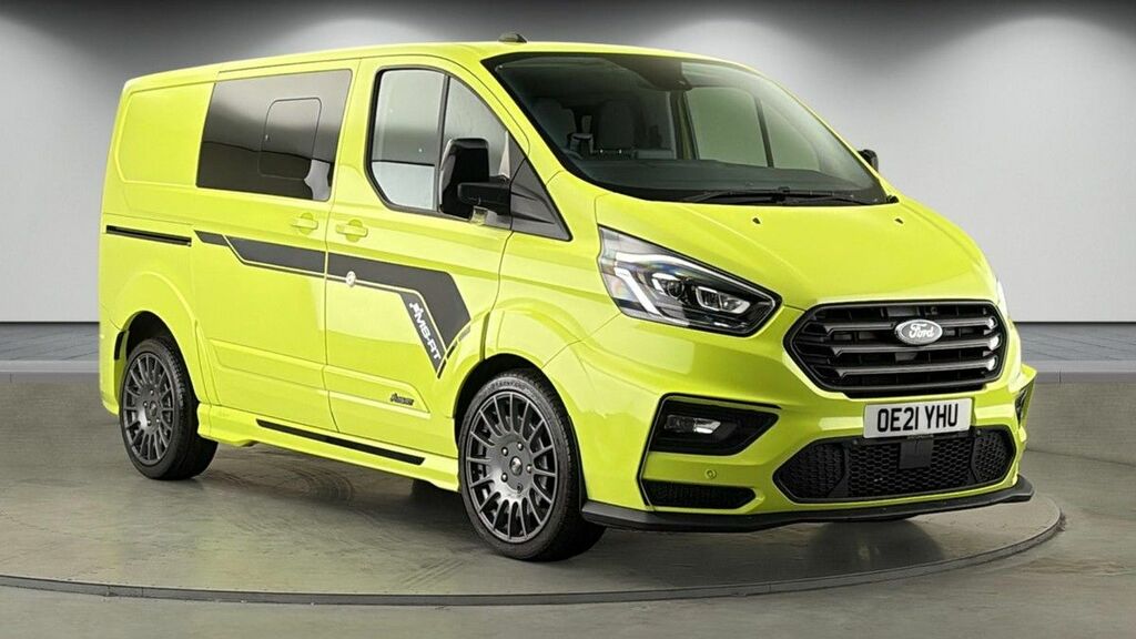 Ford Transit Custom 2.0 320 Ecoblue Limited Crew Van Double Cab Di Green