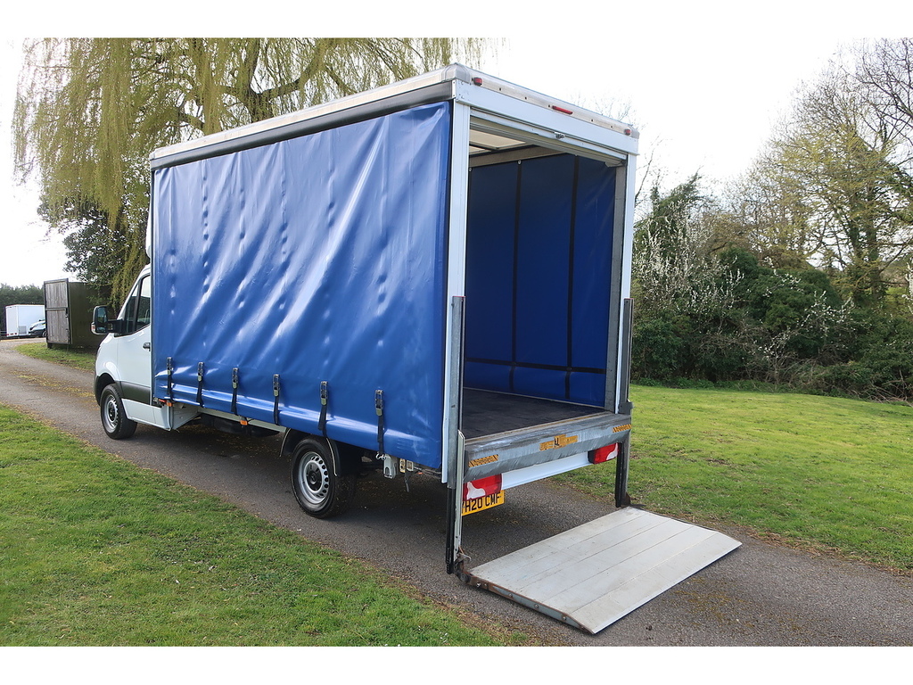 Mercedes-Benz Sprinter 2.1 316 Cdi L3 Curtain Side With Tail Lift Rwd Eur YH20CMF White #4