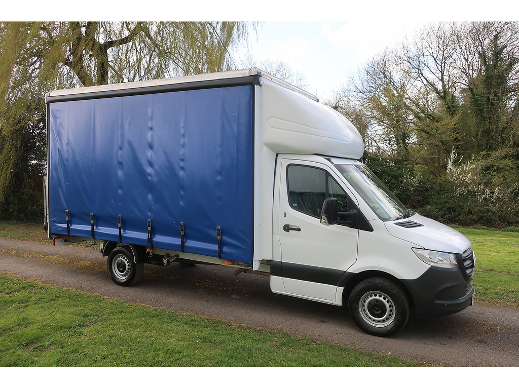 Mercedes-Benz Sprinter 2.1 316 Cdi L3 Curtain Side With Tail Lift Rwd Eur YH20CMF White #2