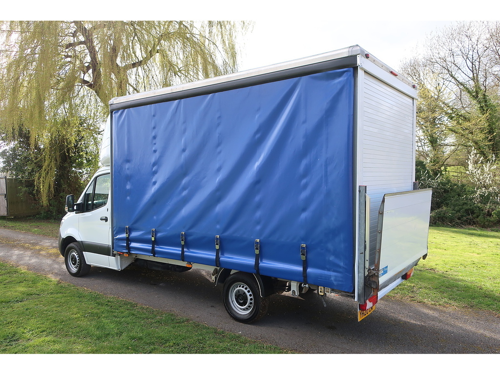 Mercedes-Benz Sprinter 2.1 316 Cdi L3 Curtain Side With Tail Lift Rwd Eur YH20CMF White #3