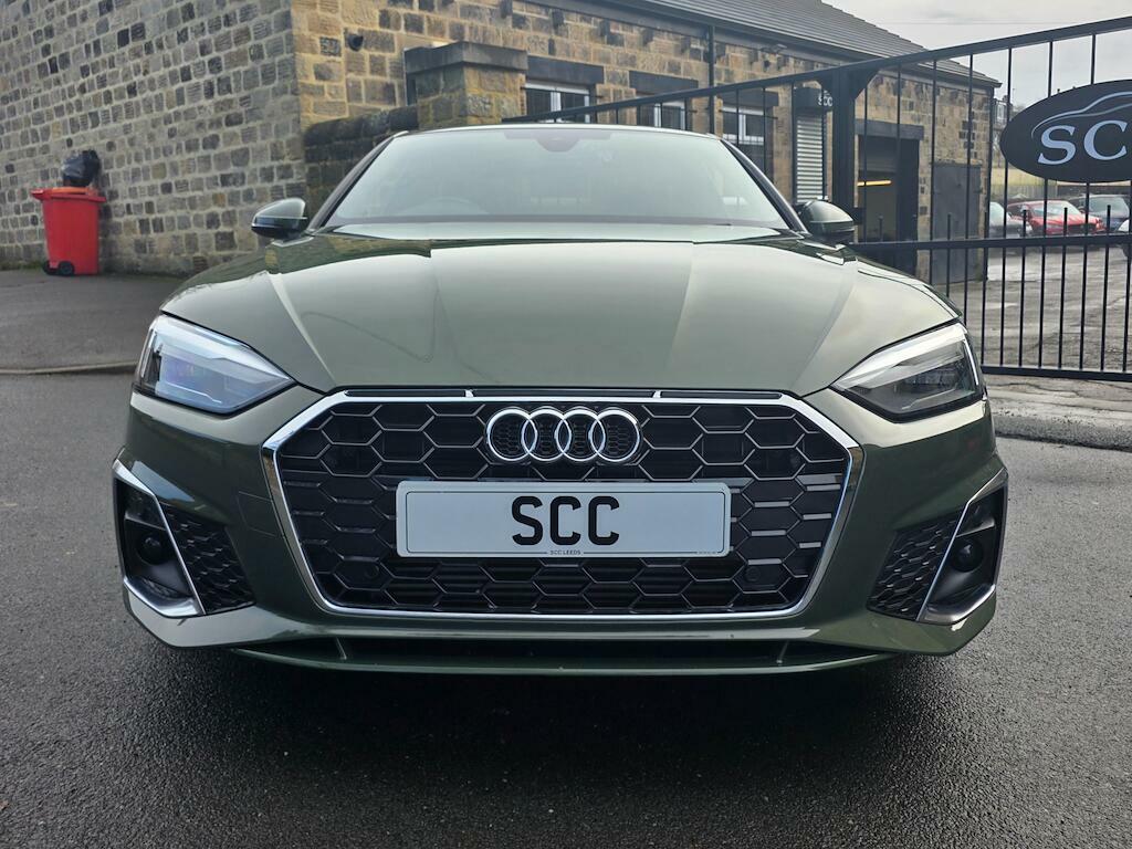 Audi A5 2.0 Tfsi 40 S Line S Tronic Euro 6 Ss YY73CWF Green #2