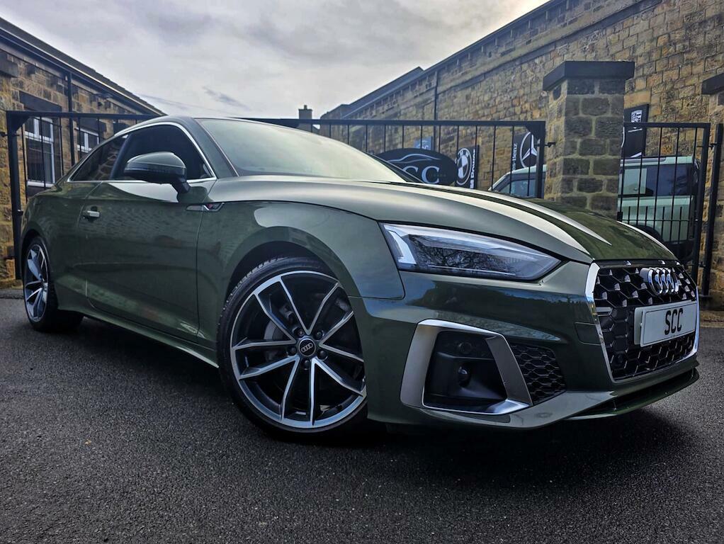 Audi A5 2.0 Tfsi 40 S Line S Tronic Euro 6 Ss YY73CWF Green #5