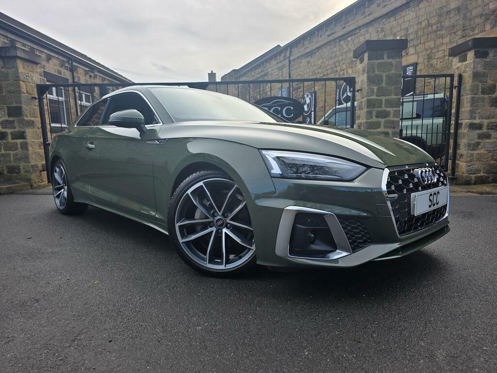 Audi A5 2.0 Tfsi 40 S Line S Tronic Euro 6 Ss YY73CWF Green #3