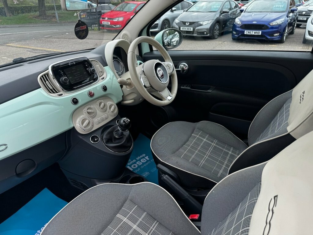 Fiat 500 1.2L Lounge BG65GDU Green #3