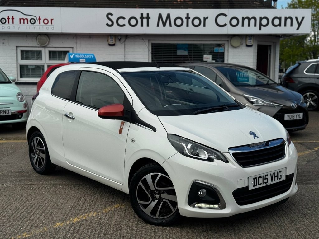 Peugeot 108 1.2L Roland Garros White