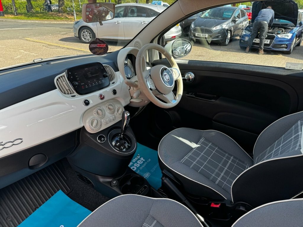 Fiat 500 1.2L Lounge AK69HXG White #3