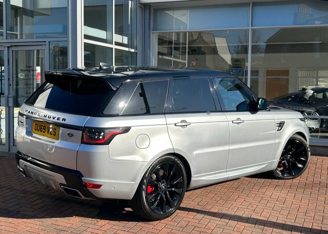 Land Rover Range Rover Sport 3.0 P400 Mhev Hst OU69VZS Silver #3