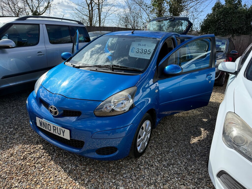 Toyota Aygo 1.0 Vvt-i Blue Hatchback Euro 4 Blue #4