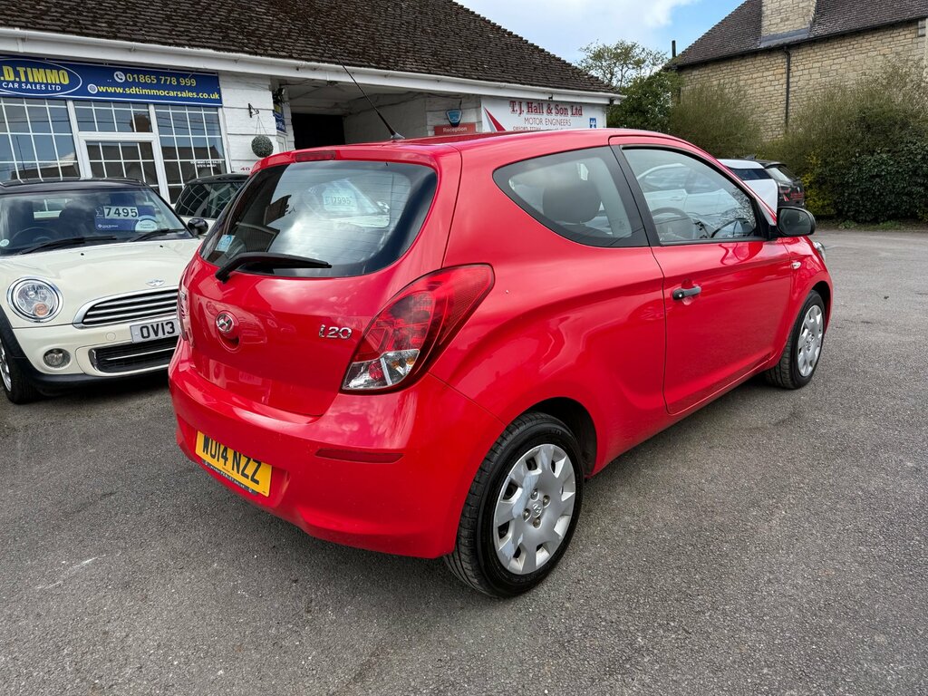 Hyundai I20 1.2 Classic Hatchback Euro 5 85 WU14NZZ Red #6