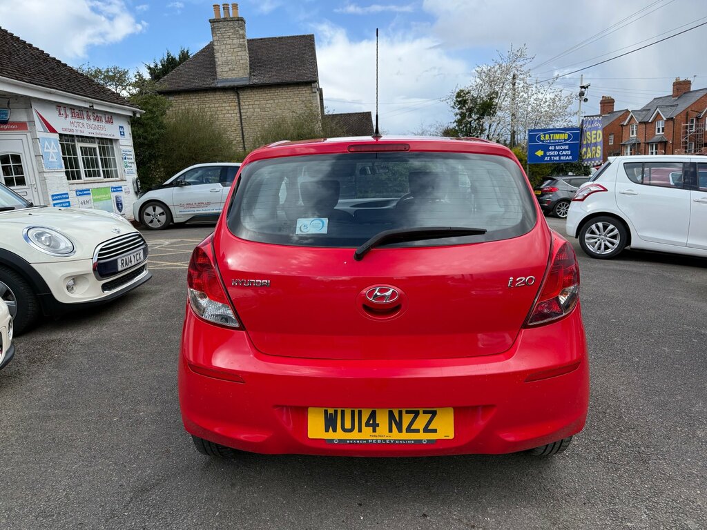 Hyundai I20 1.2 Classic Hatchback Euro 5 85 WU14NZZ Red #5