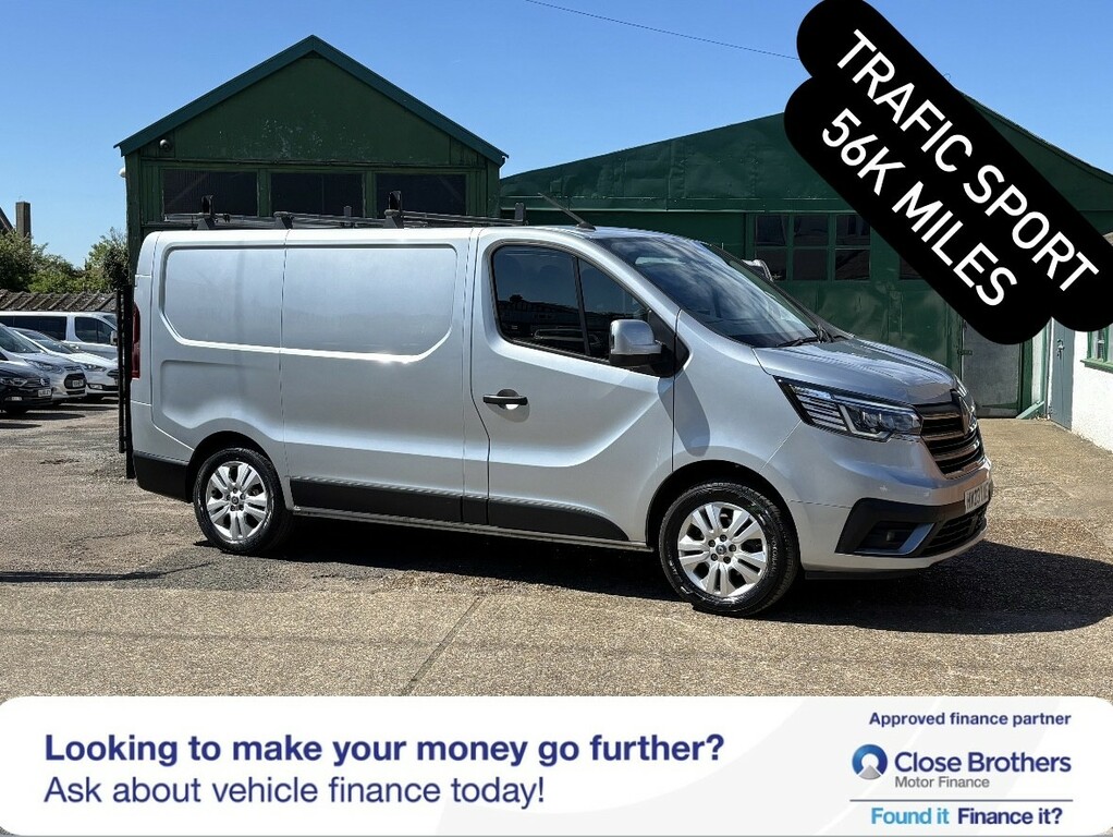 Renault Trafic 2.0 Sl28 Blue Dci 150 Sport Panel Van My22 2023 Grey