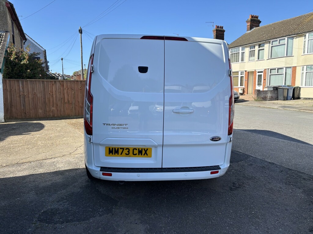 Ford Transit Custom 2.0 Transit Custom Limited Van 300 L2 2.0L Ecoblue MM73CWX White #4
