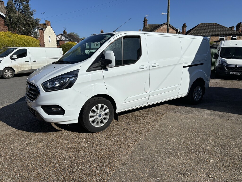 Ford Transit Custom 2.0 Transit Custom Limited Van 300 L2 2.0L Ecoblue MM73CWX White #2