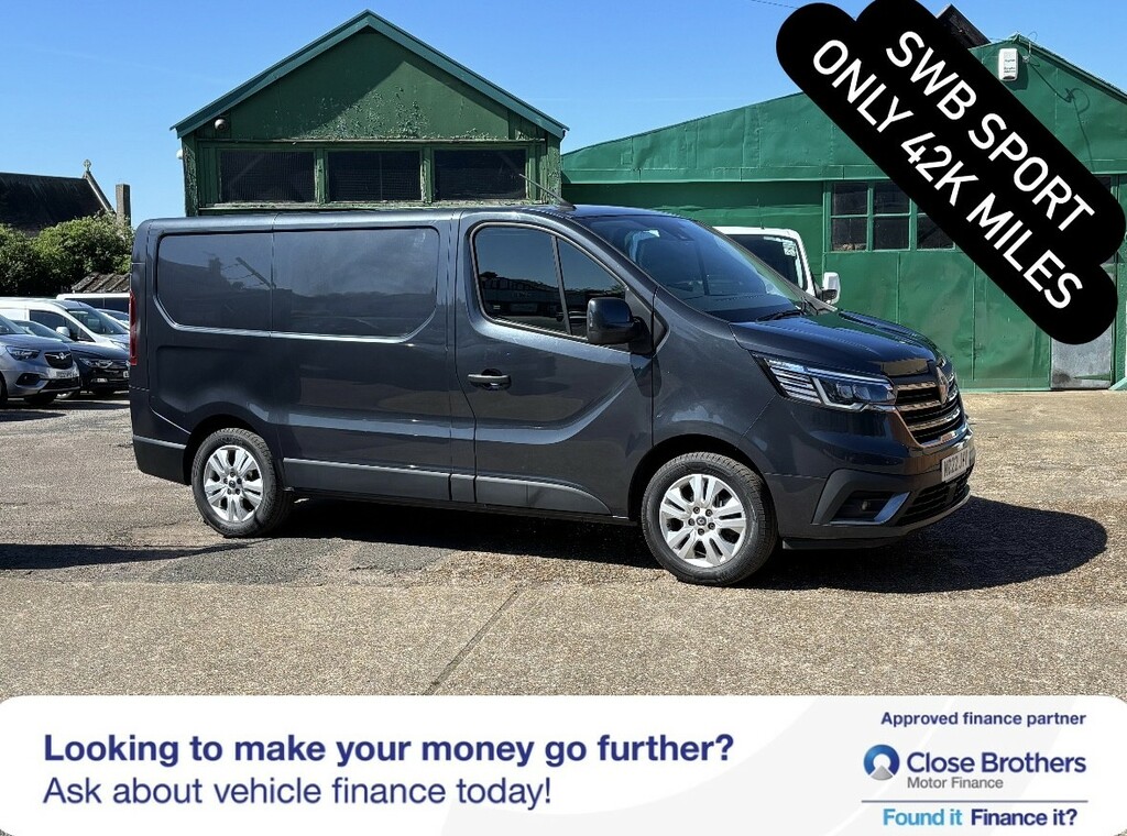 Renault Trafic 2.0 Sl28 Blue Dci 130 Sport Panel Van My22 2022 Grey