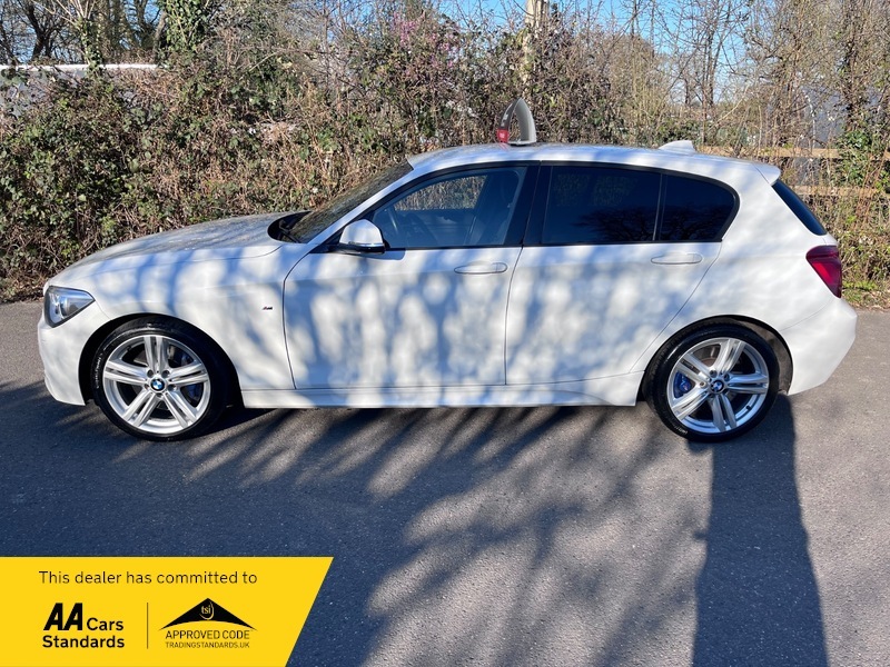 BMW 1 Series 120D M Sport EU64YVT White #5