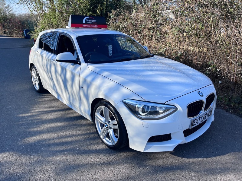 BMW 1 Series 120D M Sport EU64YVT White #2