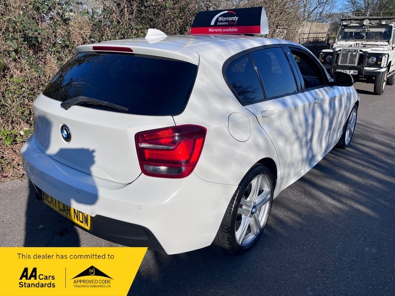 BMW 1 Series 120D M Sport EU64YVT White #4