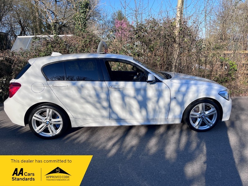 BMW 1 Series 120D M Sport EU64YVT White #6