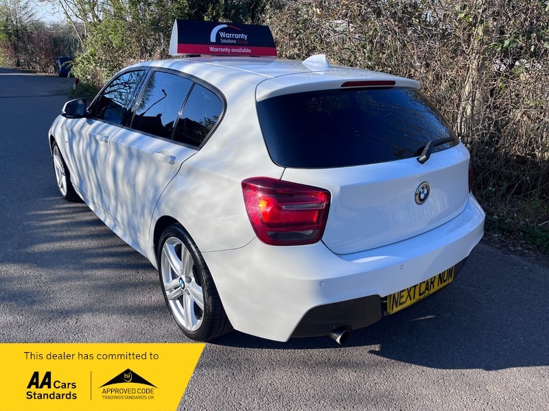 BMW 1 Series 120D M Sport EU64YVT White #3