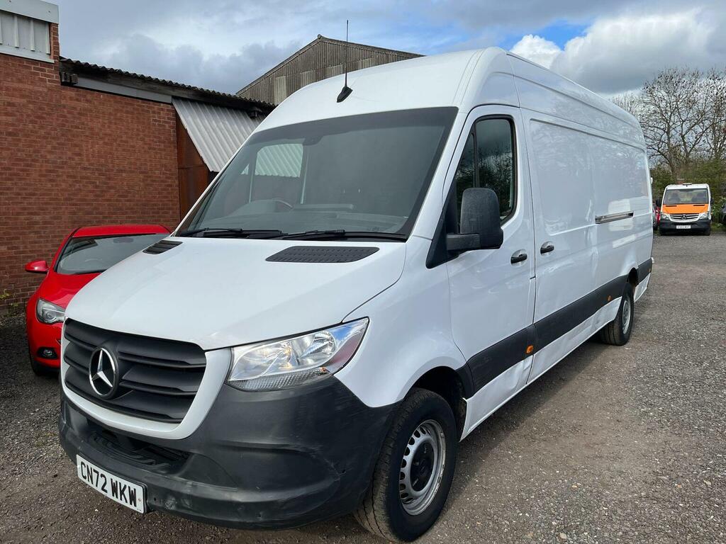 Mercedes-Benz Sprinter Panel Van 2.0 315 Cdi Premium Rwd L3 H2 Euro 6 S CN72WKW White #3