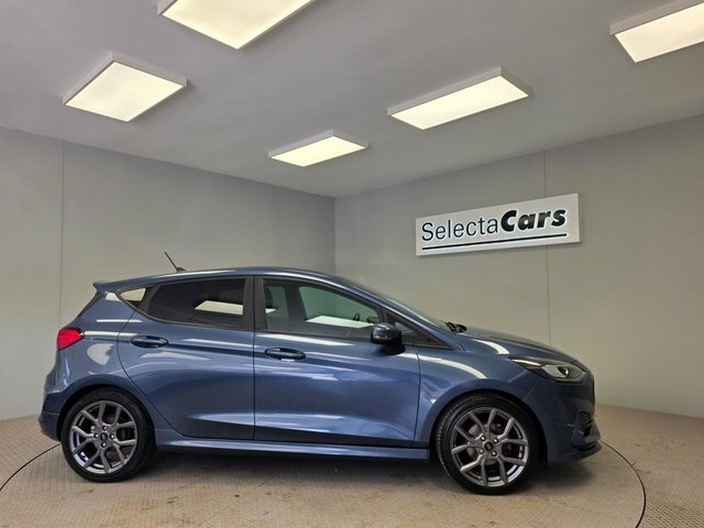 Ford Fiesta 1.0T Ecoboost Mhev St-line Hatchback Hy BK22UXP Blue #5