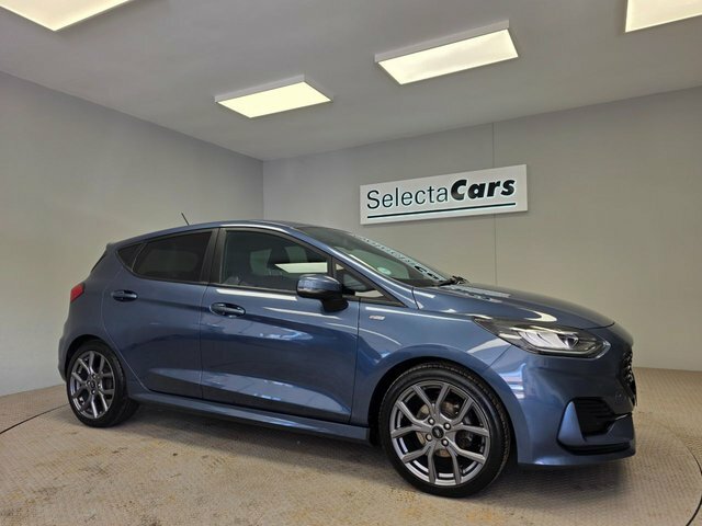 Ford Fiesta 1.0T Ecoboost Mhev St-line Hatchback Hy BK22UXP Blue #4
