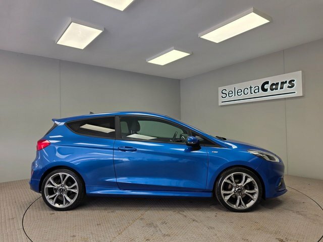 Ford Fiesta 1.0T Ecoboost St-line X Edition Hatchback Petr AF20PUV Blue #4