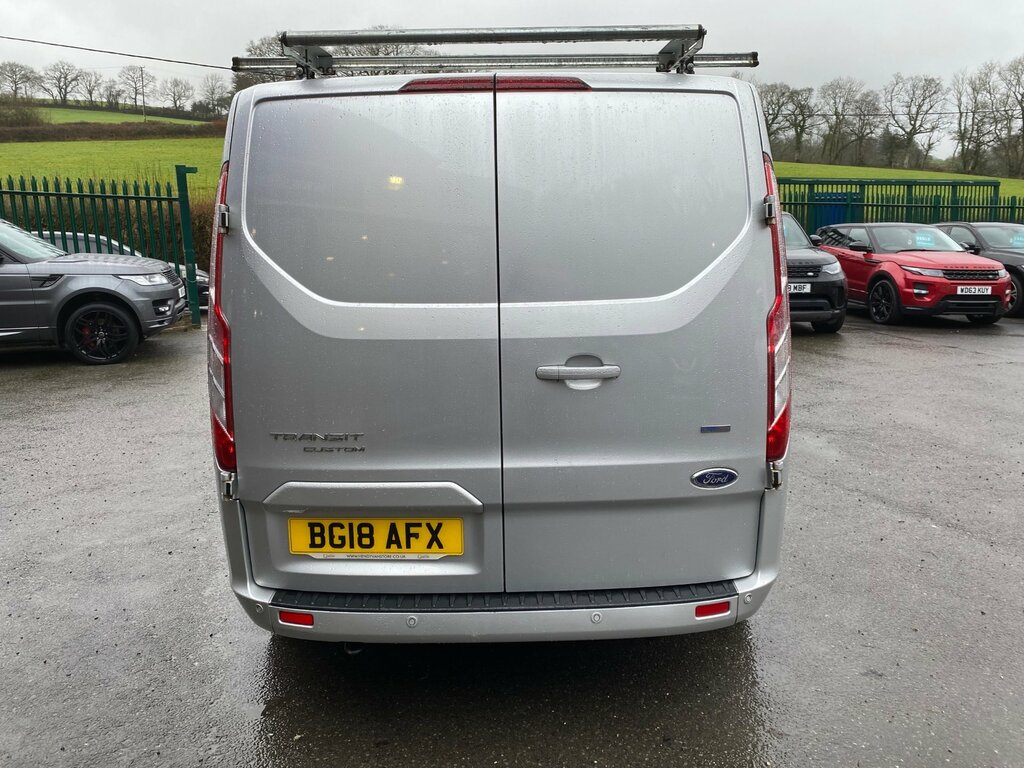 Ford Transit Custom 2.0 300 Ecoblue Limited Crew Van Double Cab Di BG18AFX Silver #6