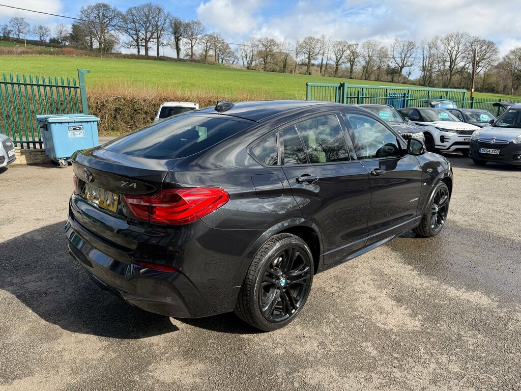 BMW X4 3.0 35D M Sport Suv Xdrive Euro 6 KU65YLN Black #5