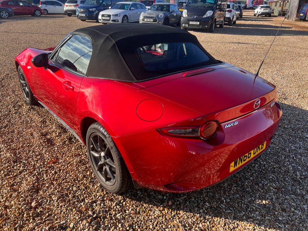 Mazda MX-5 1.5 Skyactiv-g Sport Nav Convertible Ma WN66UKB Red #4