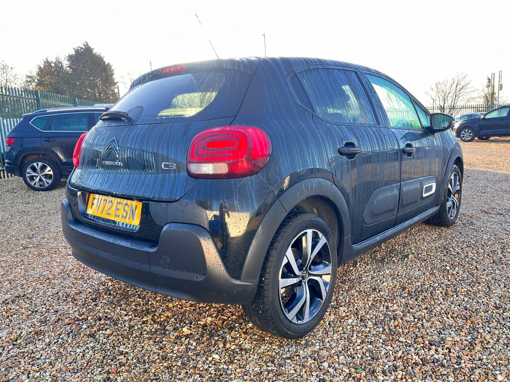 Citroen C3 1.5 Bluehdi Shine Plus Hatchback FV72ESN Black #6