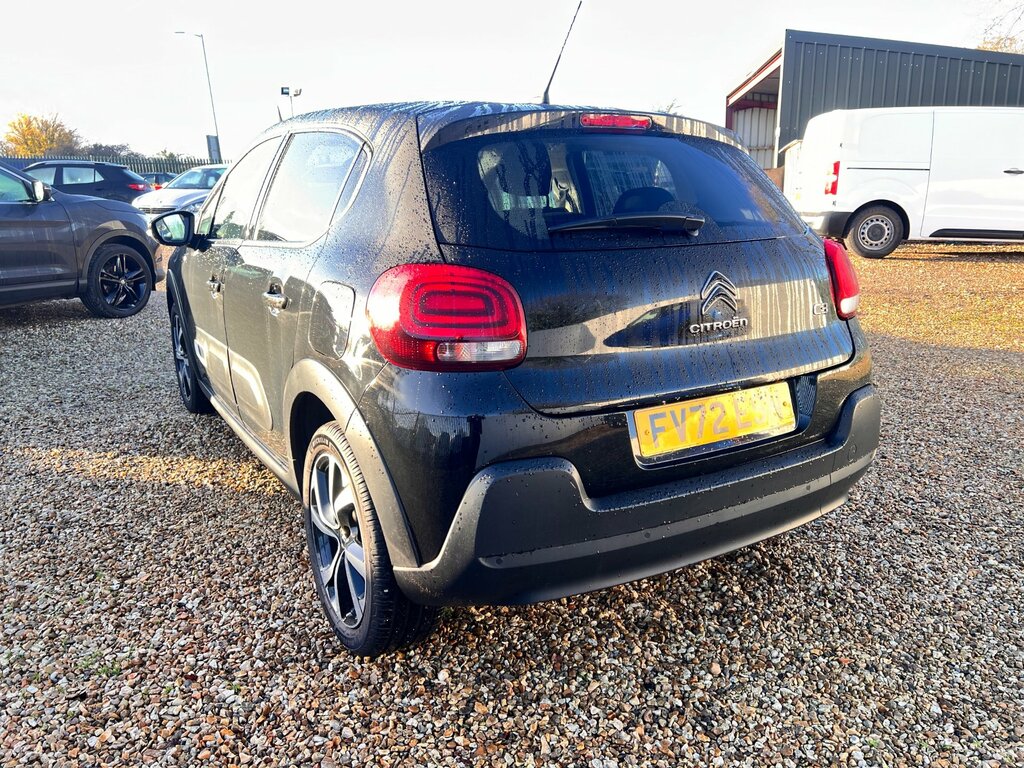 Citroen C3 1.5 Bluehdi Shine Plus Hatchback FV72ESN Black #4