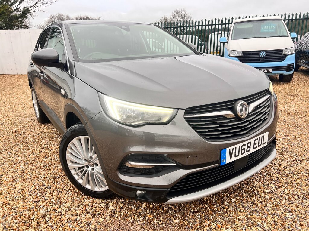 Vauxhall Grandland X 1.5 Turbo D Blueinjection Tech Line Nav Suv Di VU68EUL Grey #2