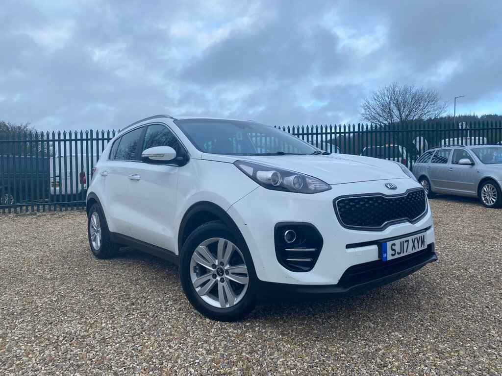Kia Sportage 1.7 Crdi 2 Suv Euro 6 Ss 114 SJ17XYM White #2