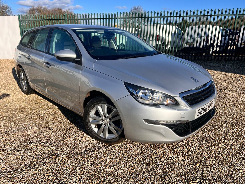 Peugeot 308 SW 1.6 Bluehdi Active Estate Euro 6 Silver
