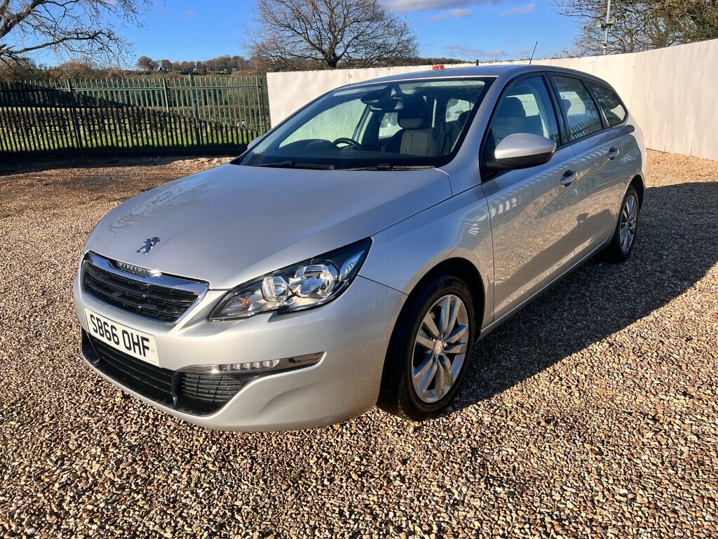 Peugeot 308 SW 1.6 Bluehdi Active Estate Euro 6 SB66OHF Silver #2
