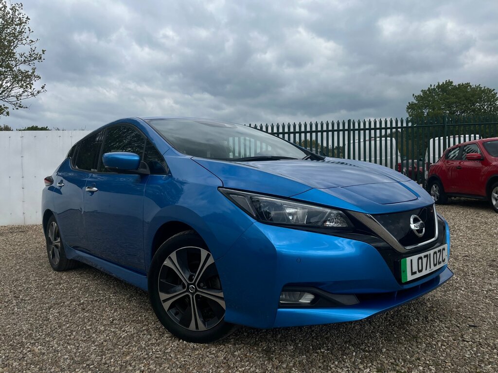 Nissan Leaf 40Kwh N-connecta Hatchback 150 LO71OZC Blue #2