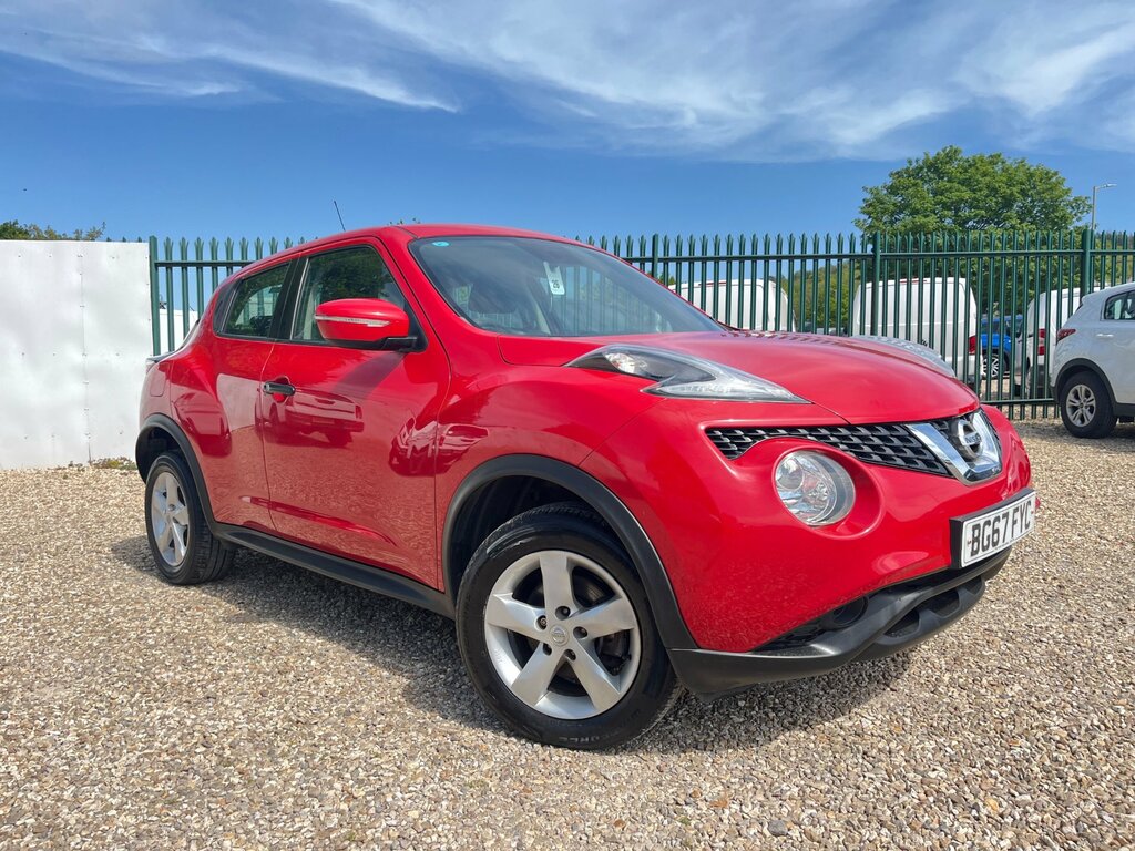 Nissan Juke 1.6 Visia Suv Euro 6 94 Ps BG67FYC Red #2