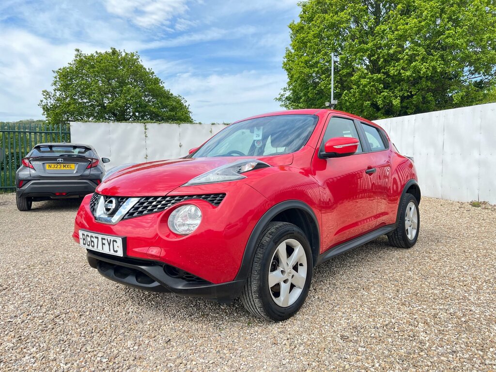 Nissan Juke 1.6 Visia Suv Euro 6 94 Ps BG67FYC Red #4