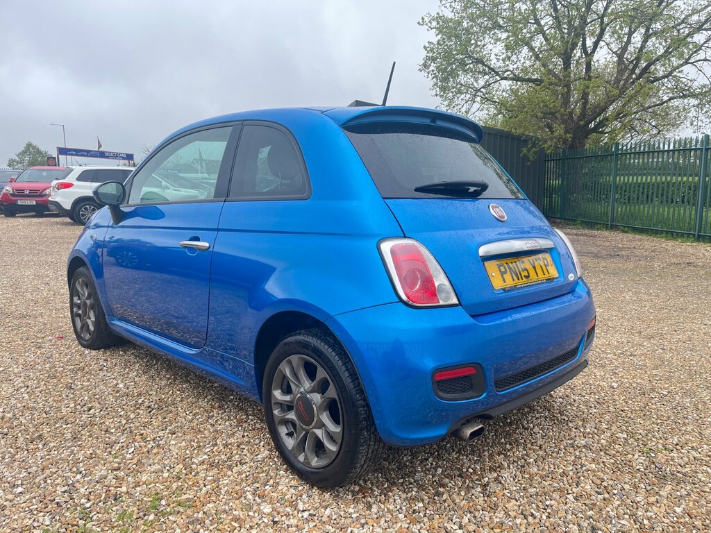Fiat 500 1.2 S Hatchback Euro 6 Ss 69 PN15YTP Blue #6