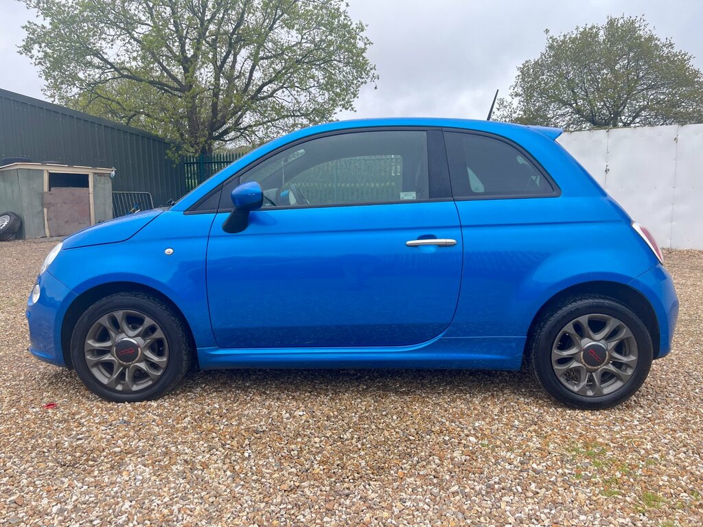 Fiat 500 1.2 S Hatchback Euro 6 Ss 69 PN15YTP Blue #5
