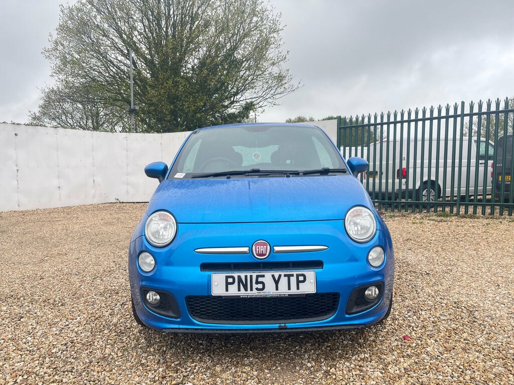 Fiat 500 1.2 S Hatchback Euro 6 Ss 69 PN15YTP Blue #3